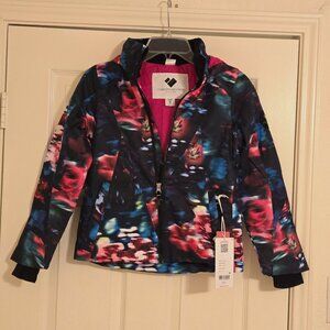 Obermeyer Rylee‎ Print Jacket Teen Size S 8-10 Color Bloominescense, NEW Hooded
